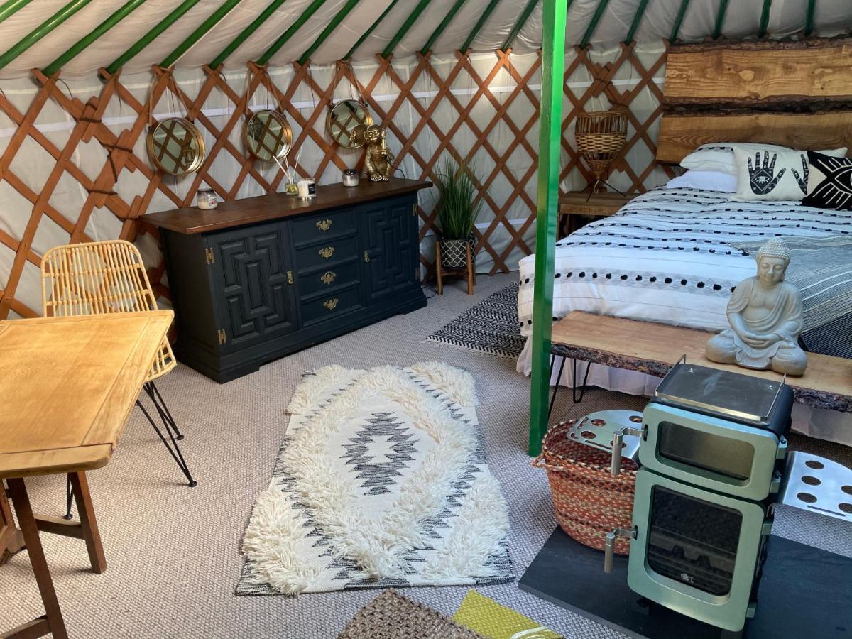 Chwilog O Dan Y Coed Luxury Yurt With Hot Tub酒店 外观 照片